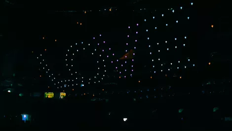 Intel breaks its own record with Super Bowl drone show